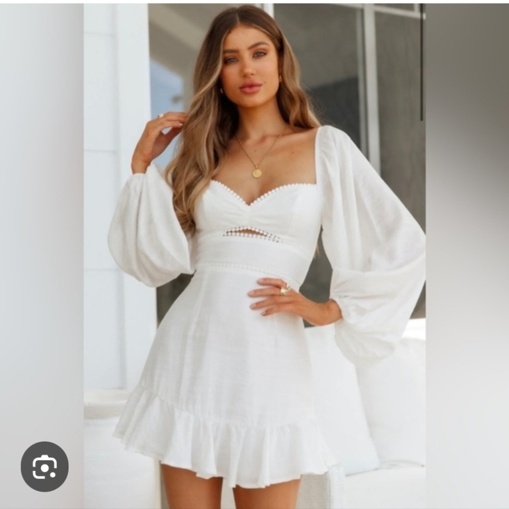 NWT SELFIE LESLIE CATCH FEELINGS MINIDRESS XS - Picture 2 of 13